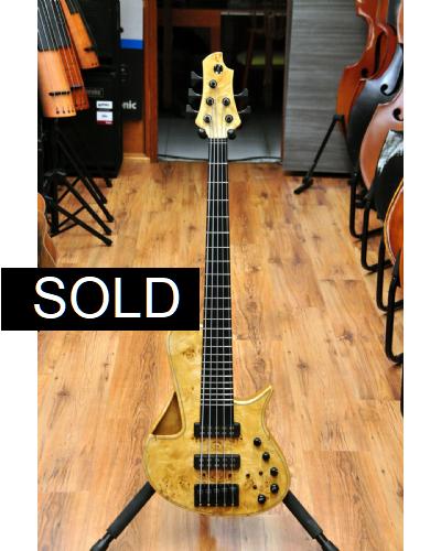 Meridian Mojo II 5 String Poplar Burl Top